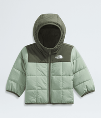 Baby Boys’ Reversible Shasta Full-Zip Hooded Jacket - Slate Moss/New Taupe Green