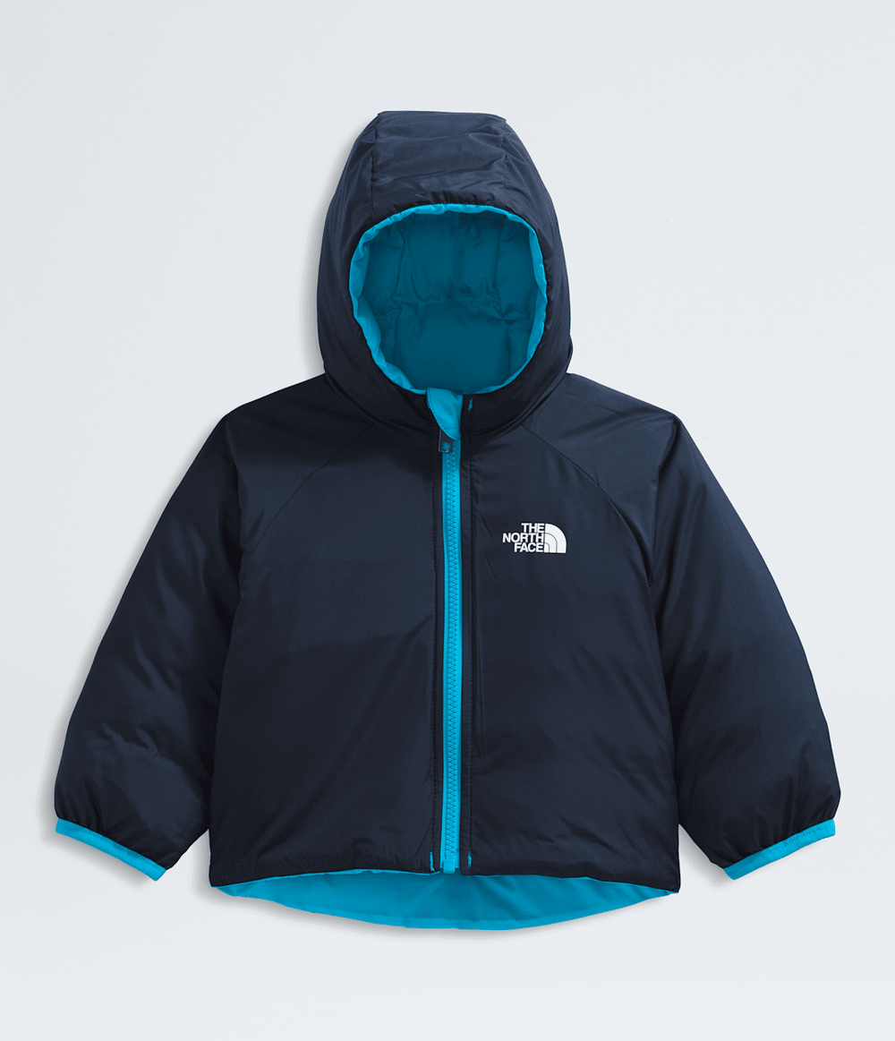 Baby Reversible Perrito Hooded Jacket - Meridian Blue