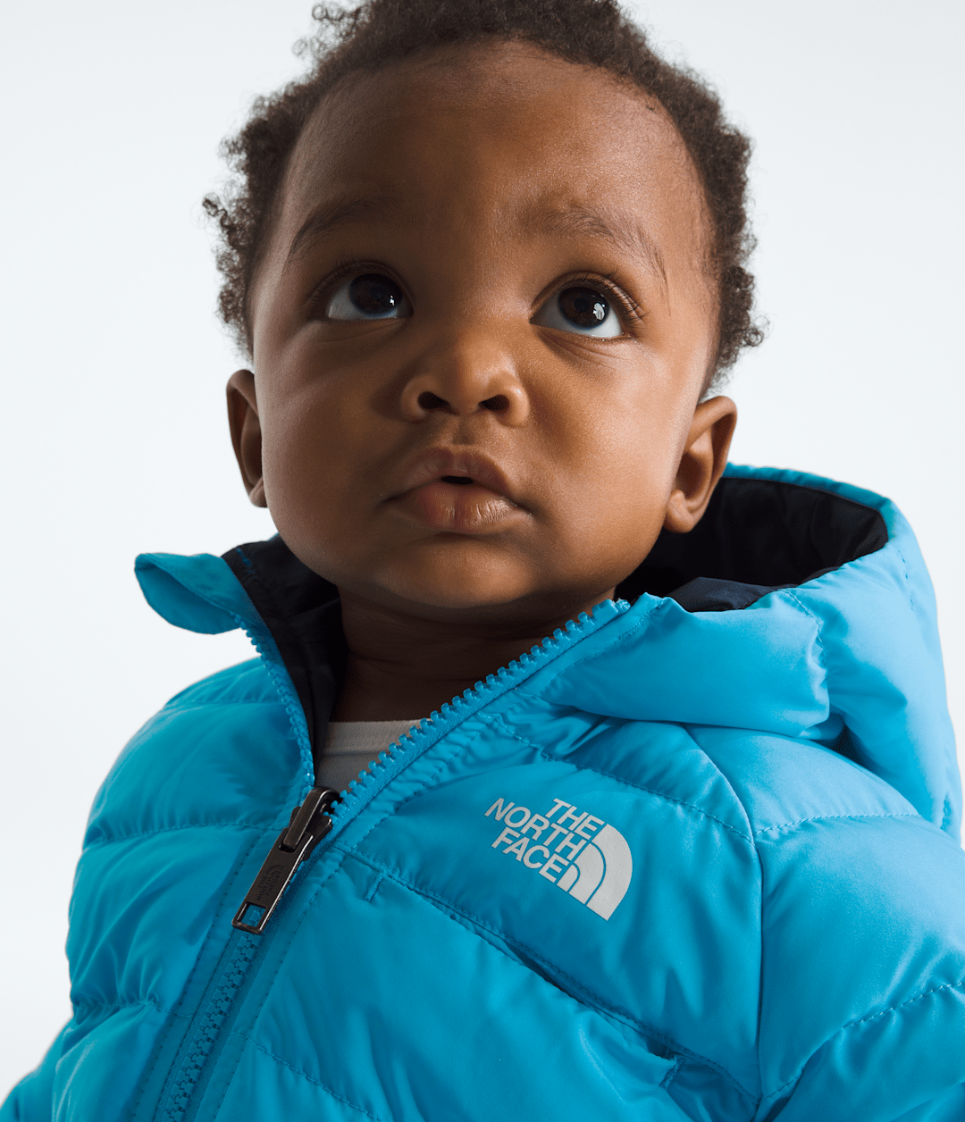 Baby Reversible Perrito Hooded Jacket - Meridian Blue