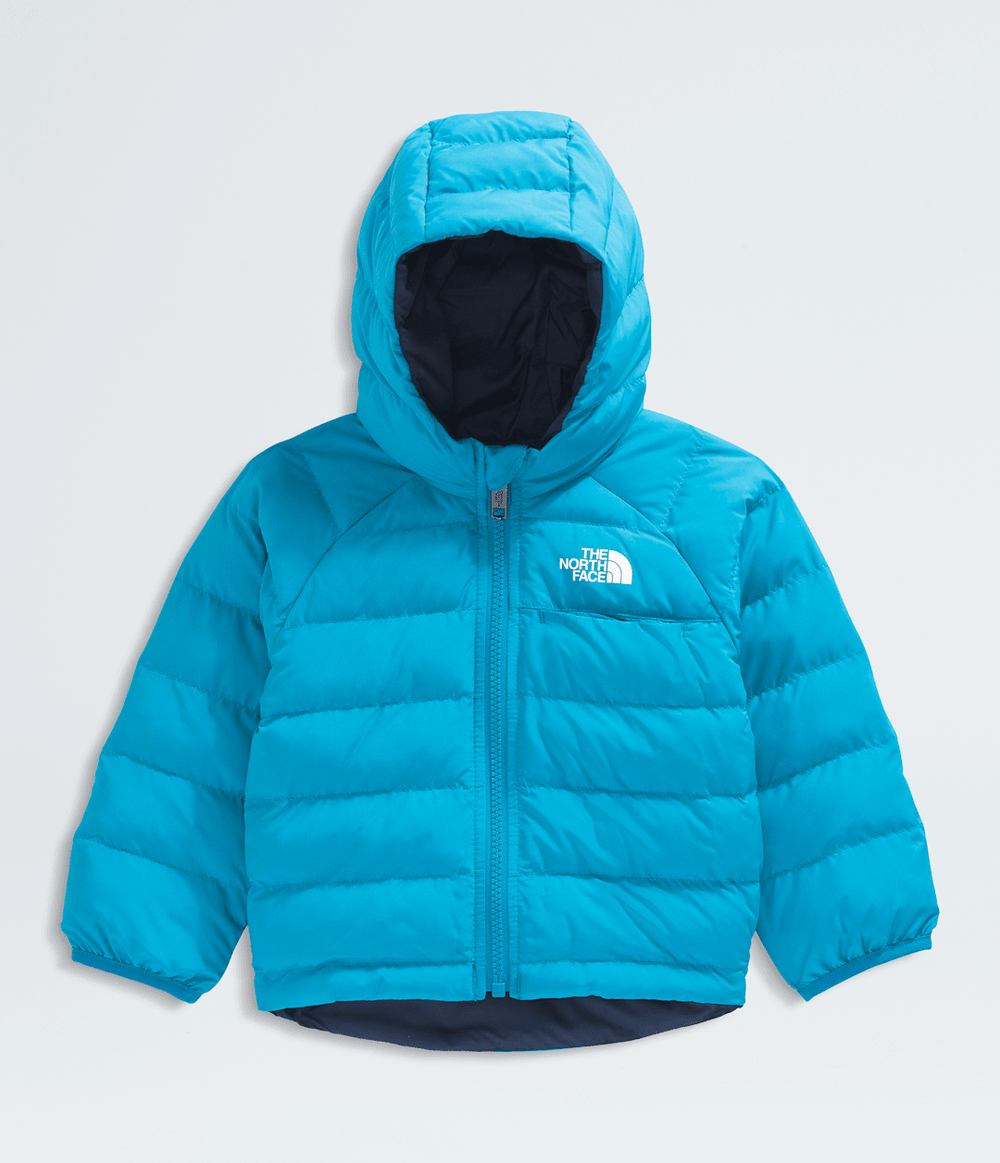 Baby Reversible Perrito Hooded Jacket - Meridian Blue
