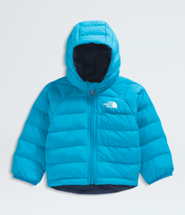 Baby Reversible Perrito Hooded Jacket - Meridian Blue