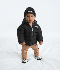 Baby Reversible Perrito Hooded Jacket - TNF Black/Smoked Pearl