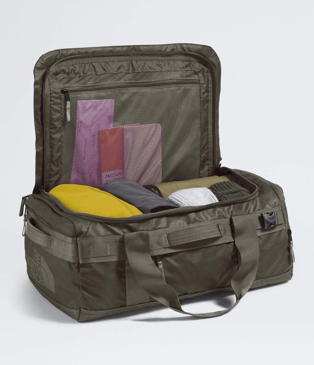 Base Camp Voyager Duffel—42L - New Taupe Green/TNF Black