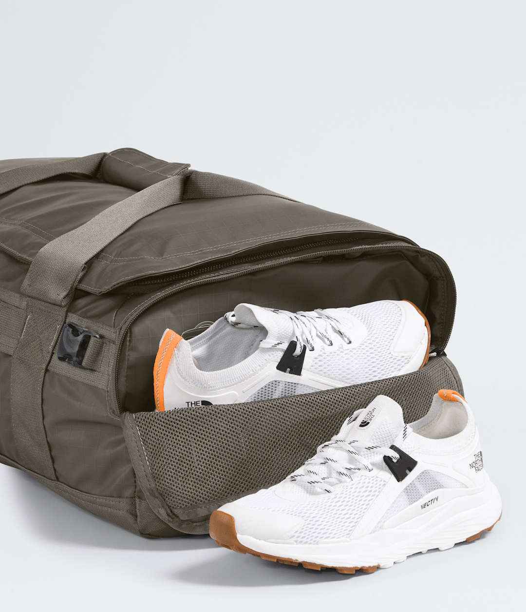 Base Camp Voyager Duffel—42L - New Taupe Green/TNF Black