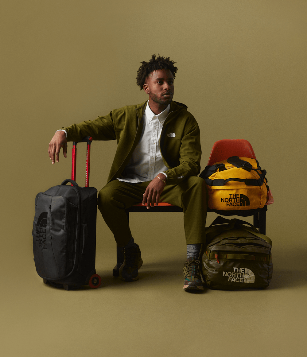 Base Camp Voyager Duffel—42L - New Taupe Green/TNF Black