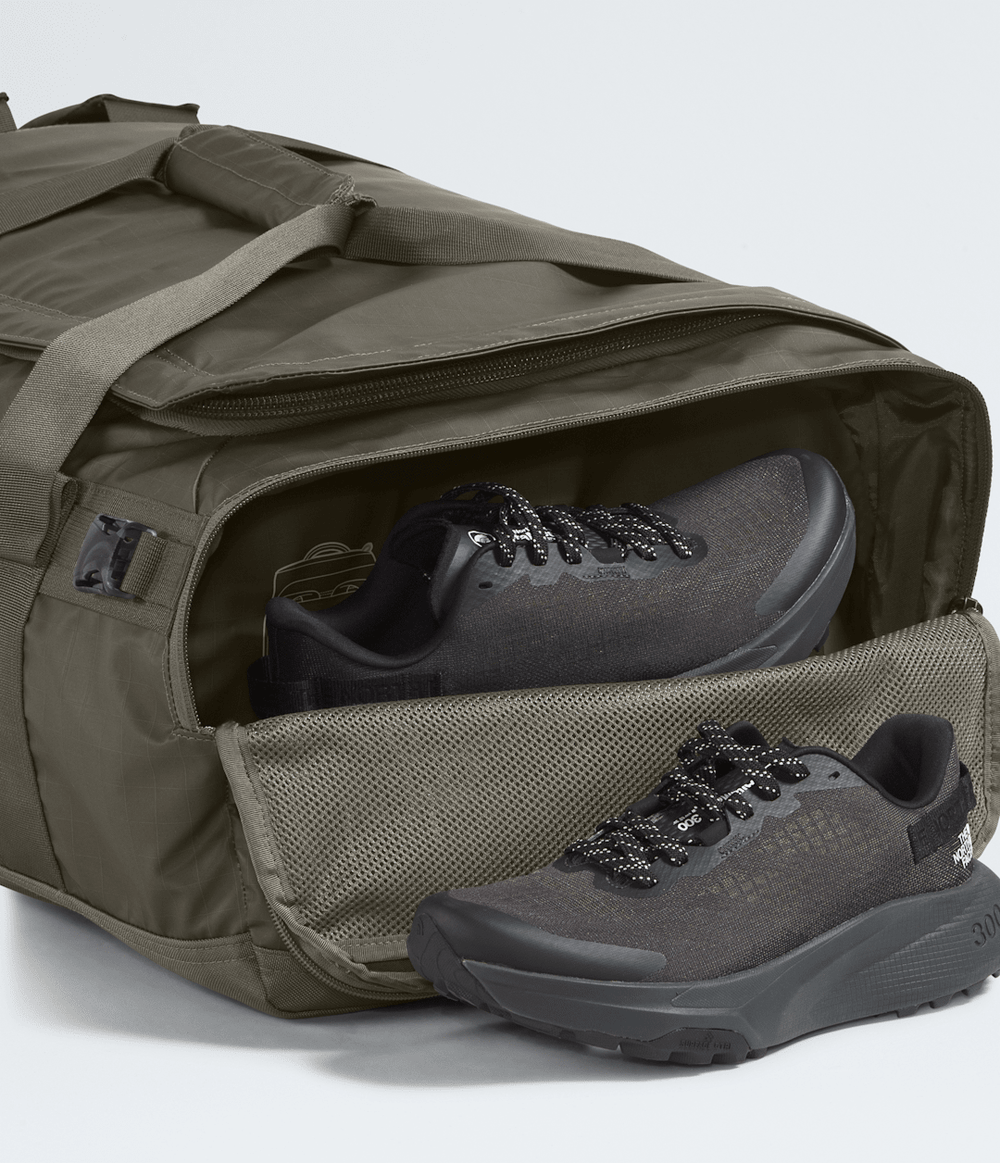 Base Camp Voyager Duffel—62L - New Taupe Green/TNF Black