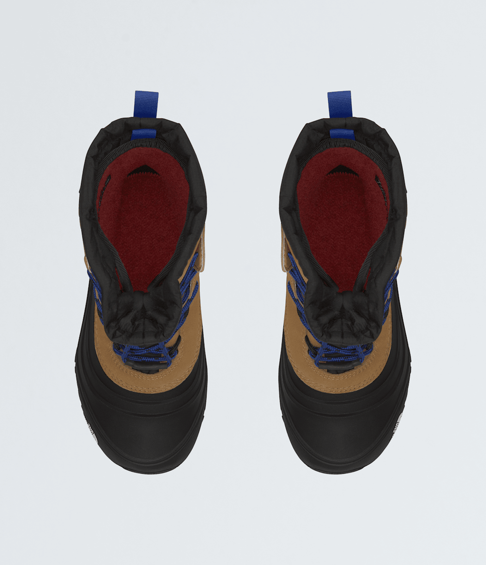 Youth Alpenglow V Waterproof Boots - Utility Brown/TNF Blue