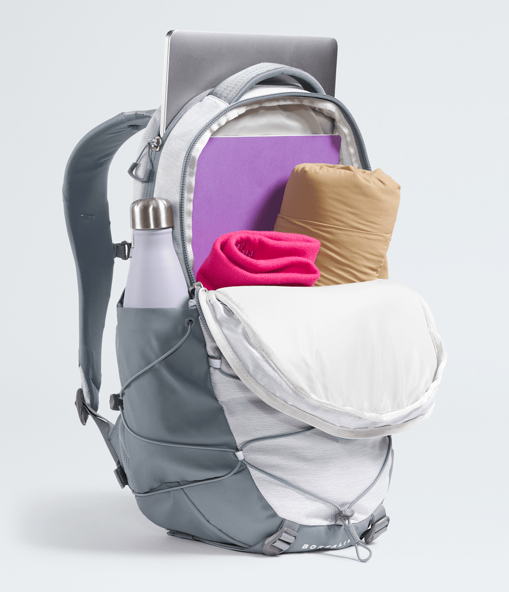 Women’s Borealis Backpack - TNF White Metallic Melange/Mid Grey