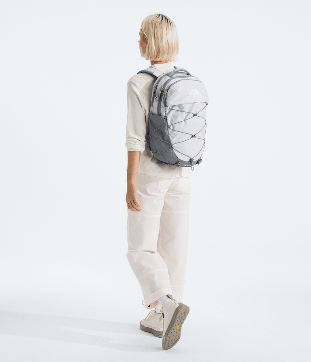 Women’s Borealis Backpack - TNF White Metallic Melange/Mid Grey