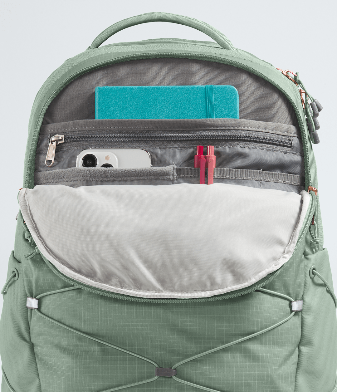 Women’s Borealis Luxe Backpack - Slate Moss/Burnt Coral Metallic
