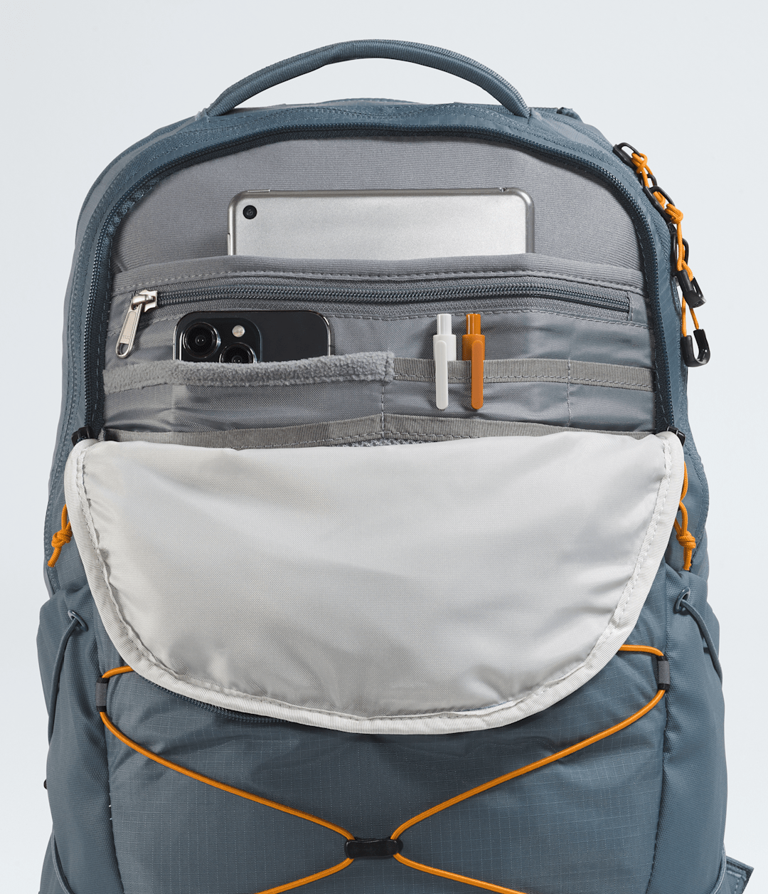 Borealis Backpack - Granite Grey-Dust Orange