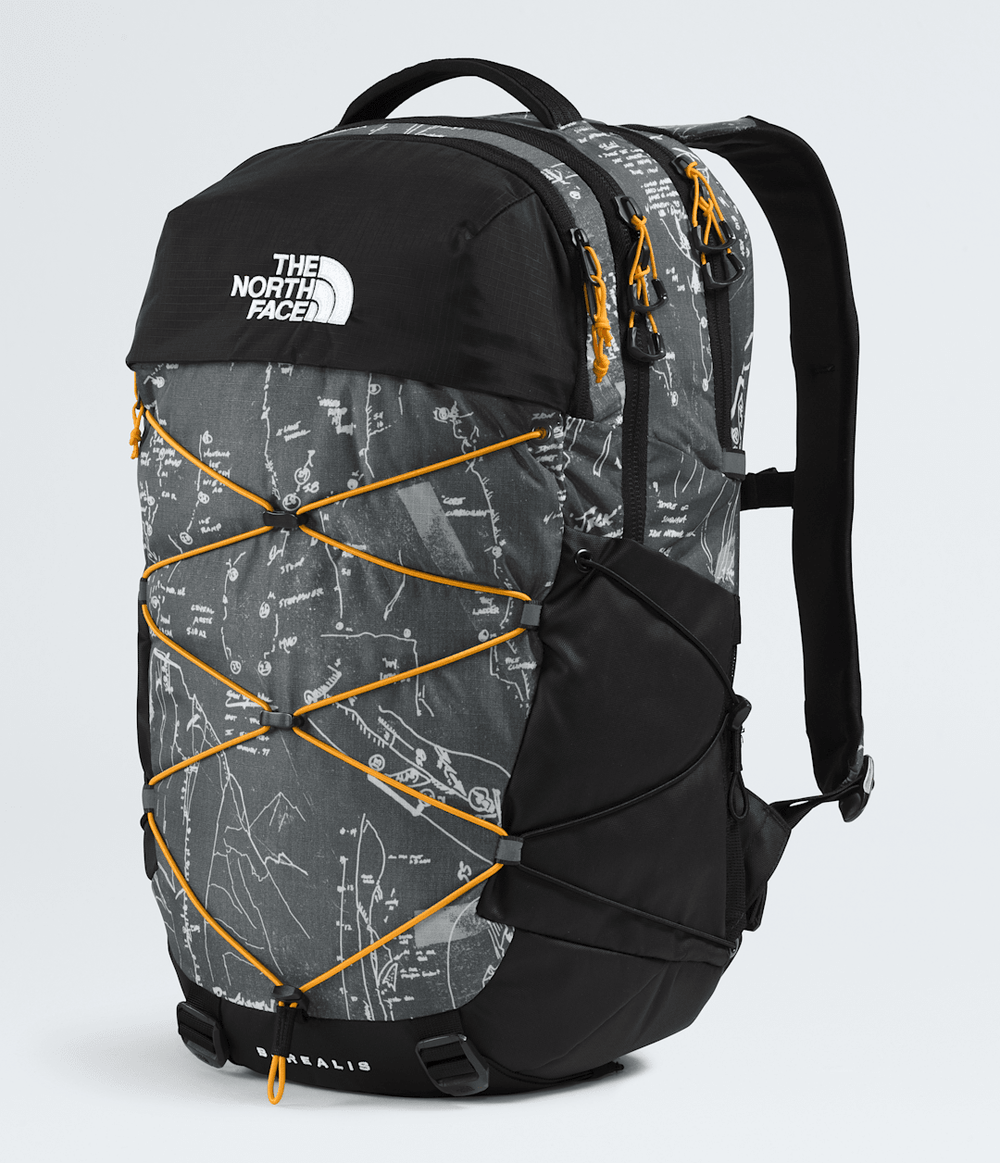 Borealis Backpack - Anthracite Grey Conrad Topos Print-Summit Gold