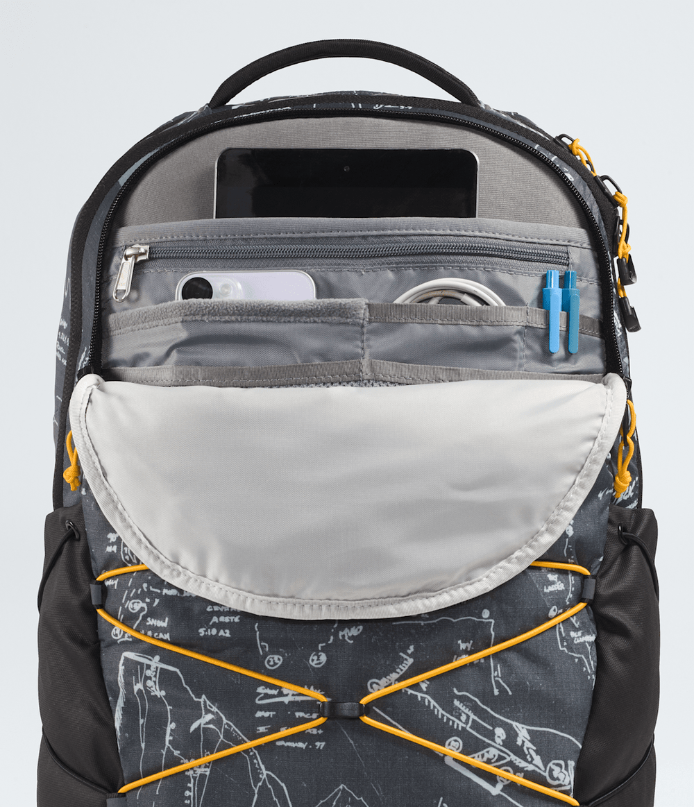 Borealis Backpack - Anthracite Grey Conrad Topos Print-Summit Gold