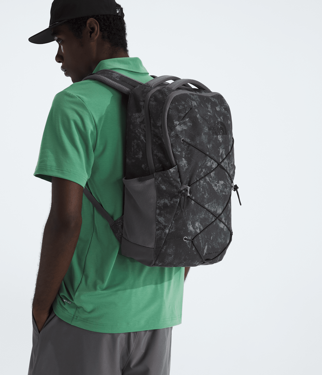 Jester Backpack - Tnf Black Chalk Texture Print-Smoked Pearl