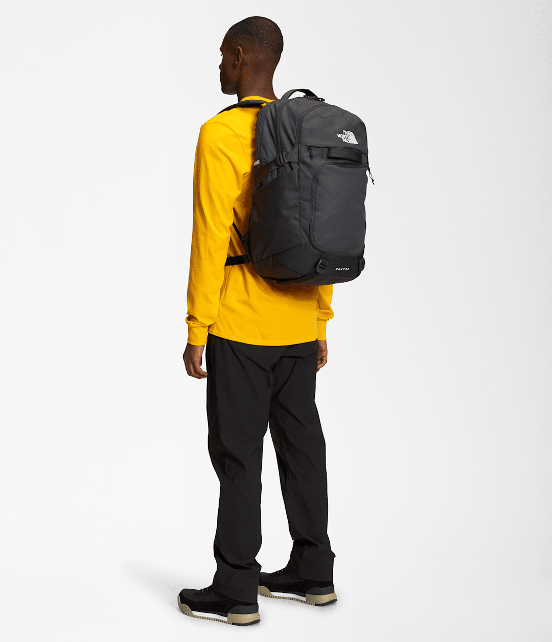 Router Backpack - Asphalt Grey Light Heather/TNF Black