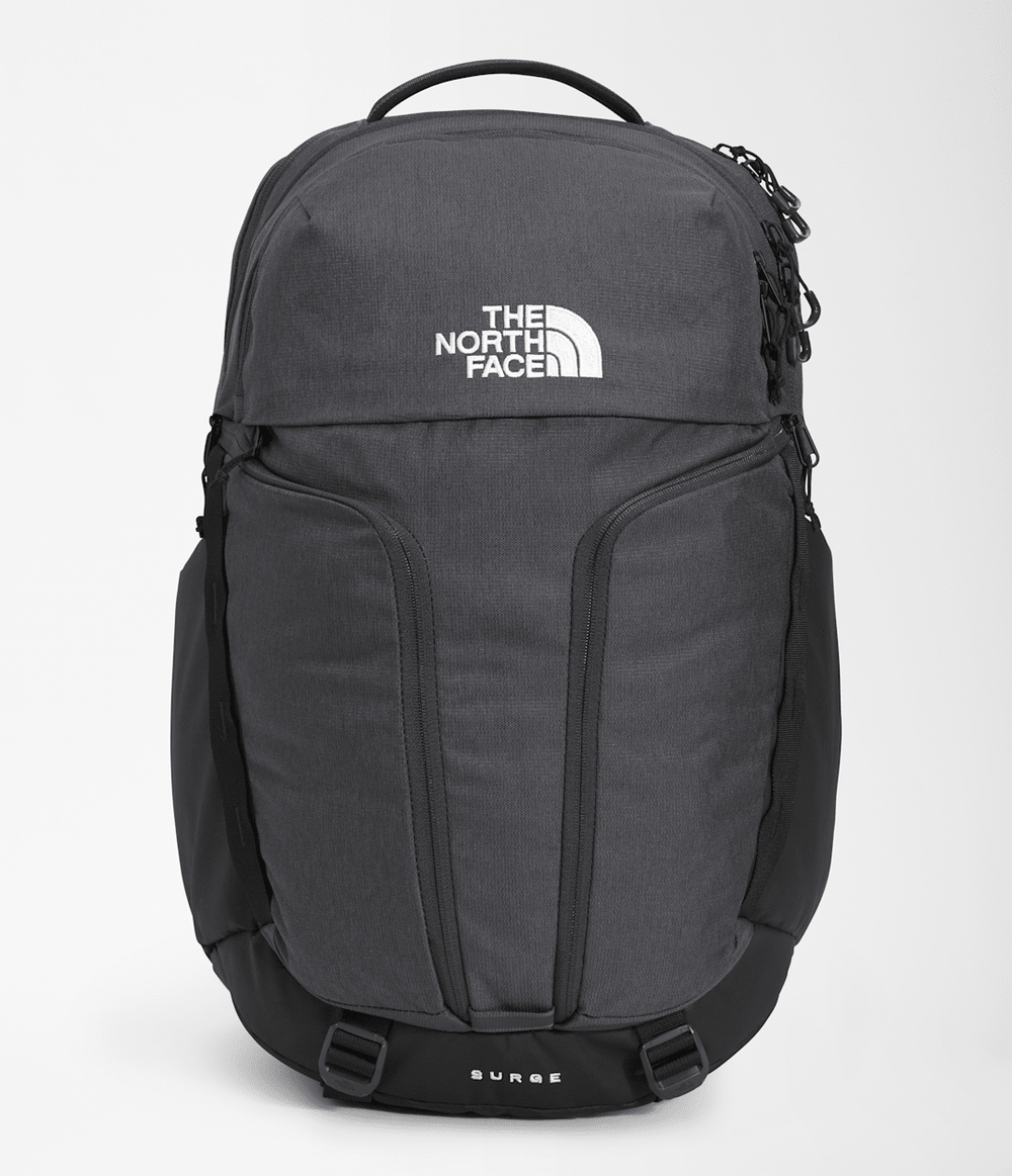 Surge Backpack - Asphalt Grey Light Heather/TNF Black