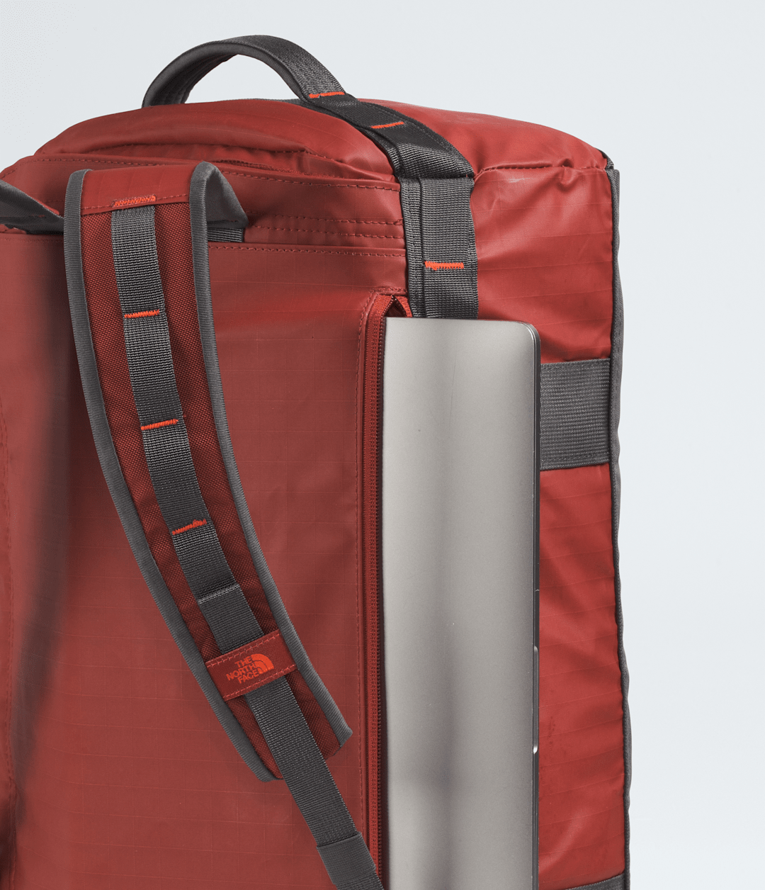 Base Camp Voyager Duffel—32L - Iron Clay-Anthracite Grey-Lava Red