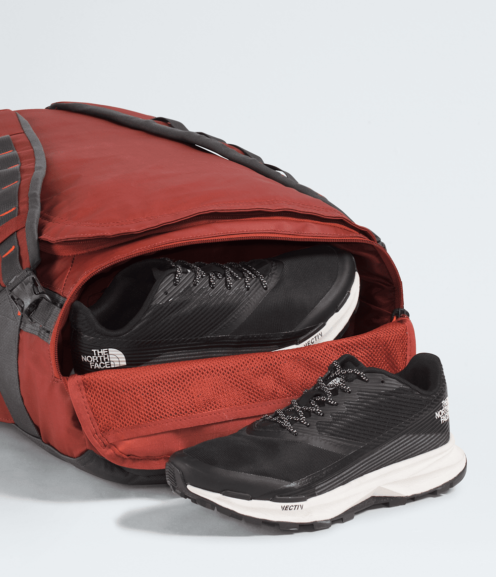 Base Camp Voyager Duffel—32L - Iron Clay-Anthracite Grey-Lava Red