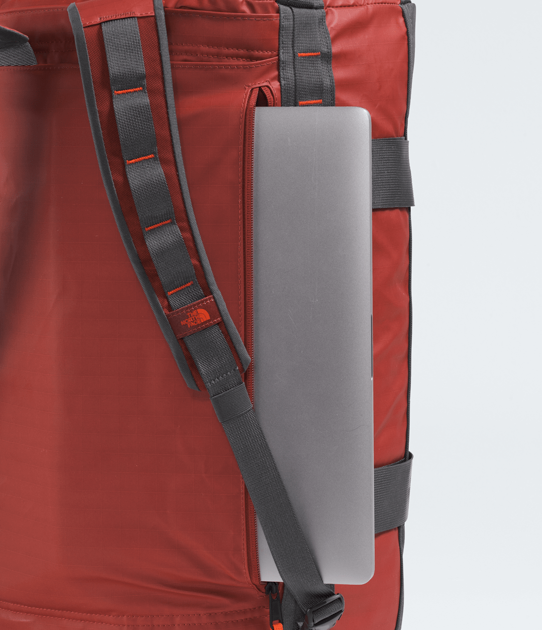 Base Camp Voyager Duffel—42L - Iron Clay-Anthracite Grey-Lava Red