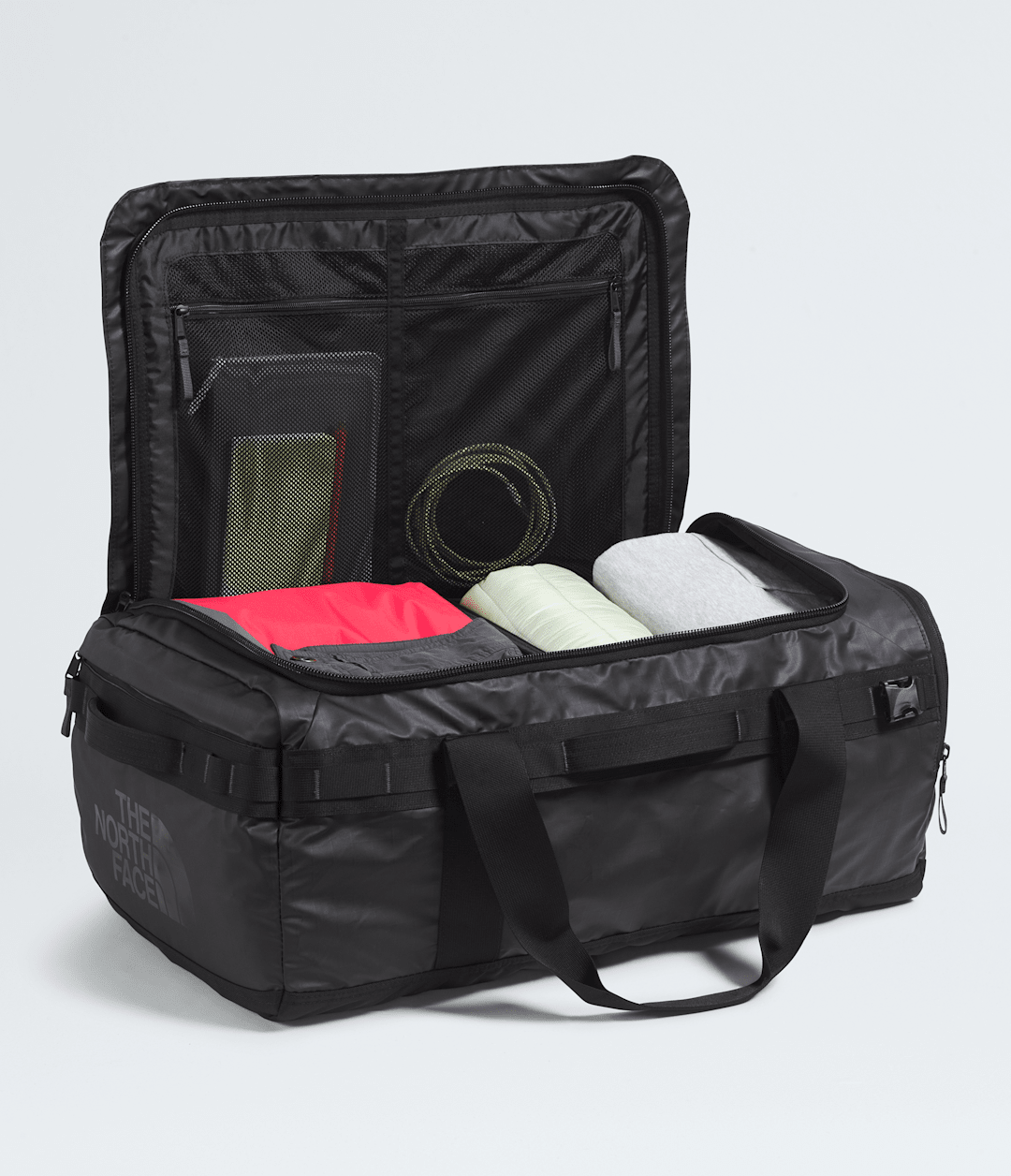 Base Camp Voyager Duffel—62L - TNF Black/Asphalt Grey
