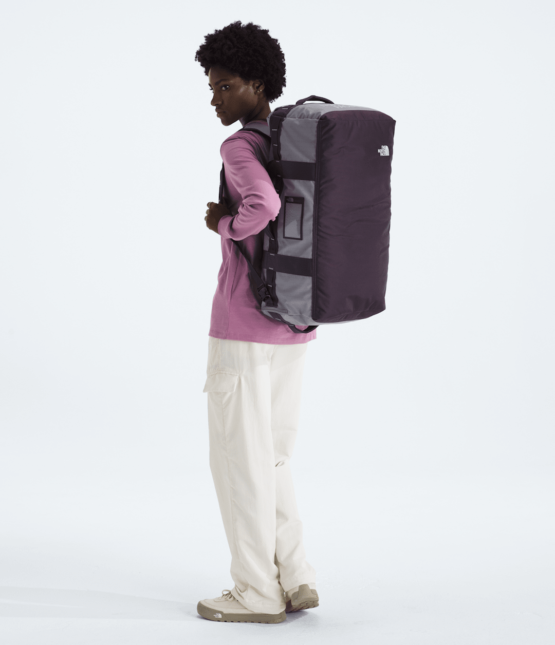 Base Camp Voyager Duffel—62L - Transcendent Grey/Endless Dusk