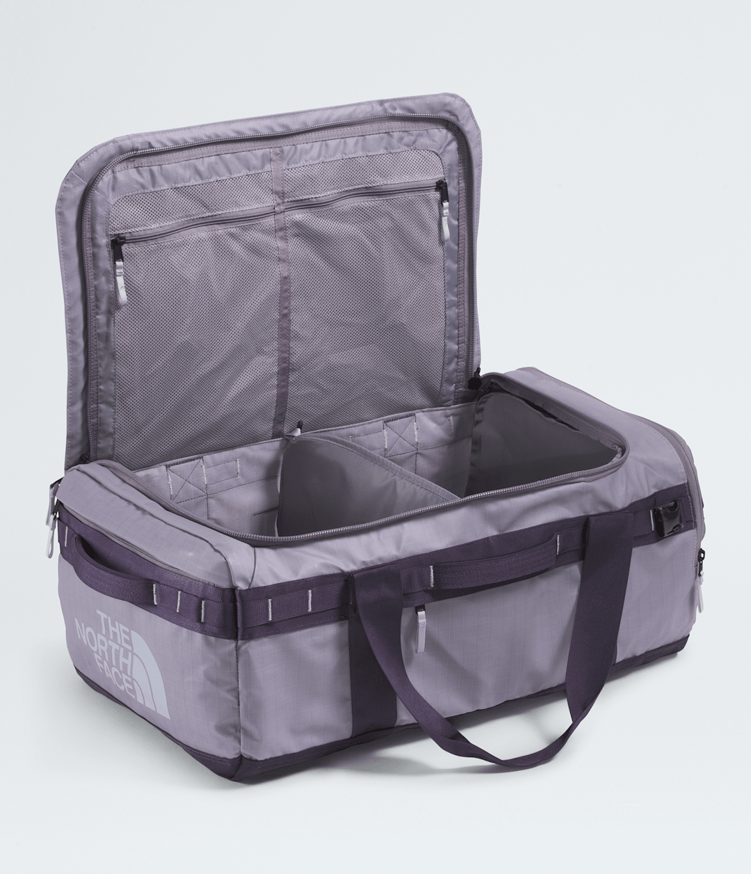 Base Camp Voyager Duffel—62L - Transcendent Grey/Endless Dusk