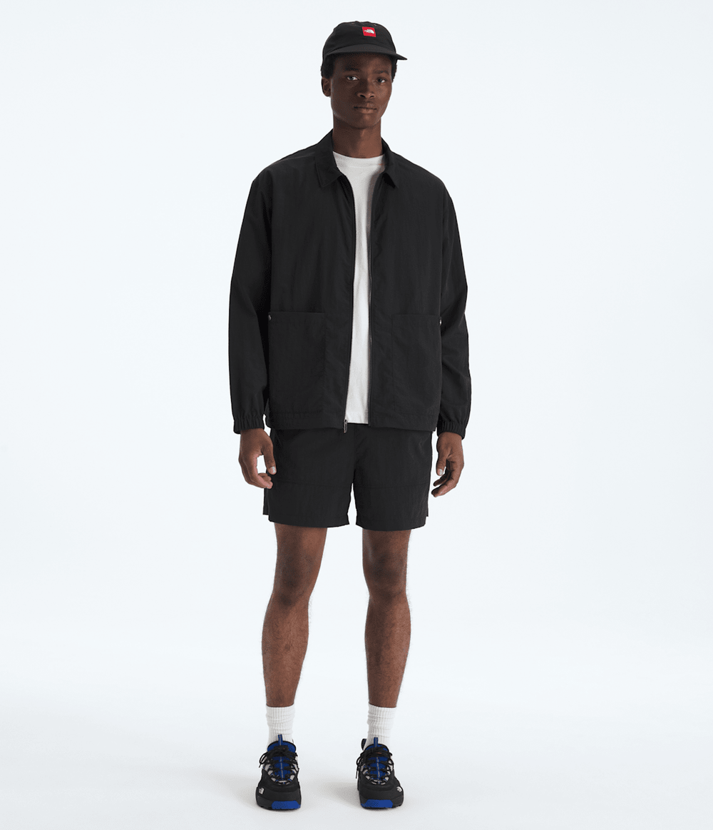 Men’s TNF™ Red Box Nylon Long-Sleeve Shirt - TNF Black