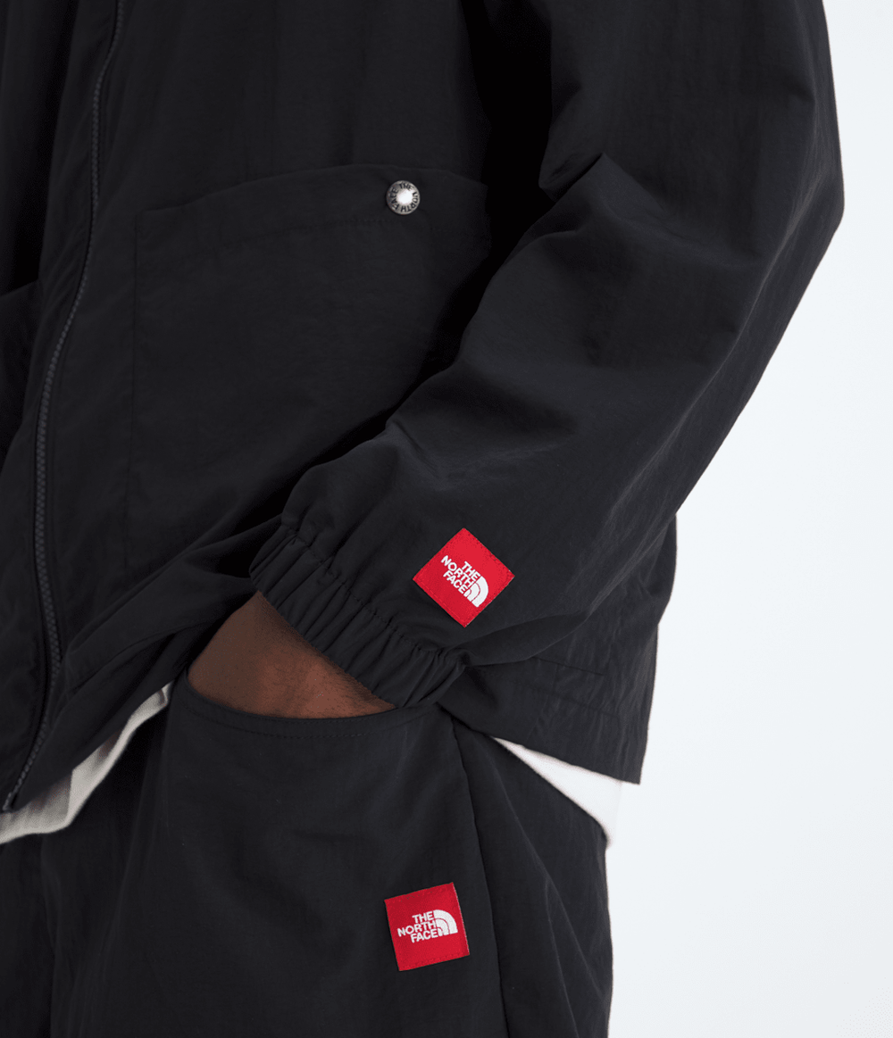 Men’s TNF™ Red Box Nylon Long-Sleeve Shirt - TNF Black