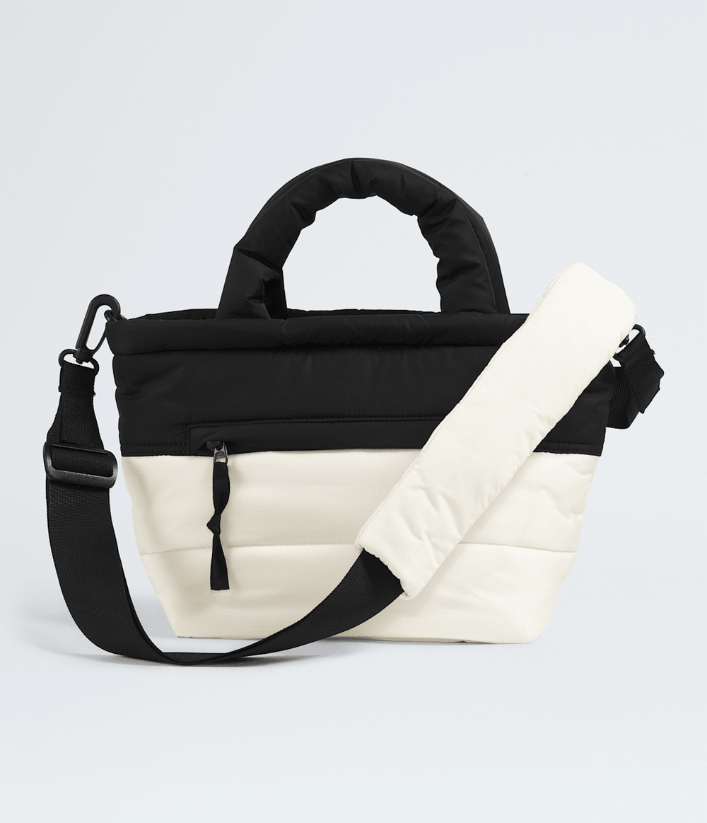 Nuptse Mini Bag - White Dune/TNF Black